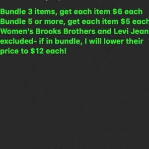 BUNDLE SALE